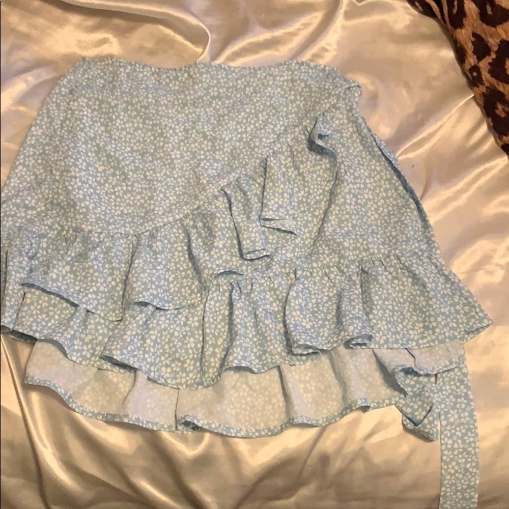 Blue skirt